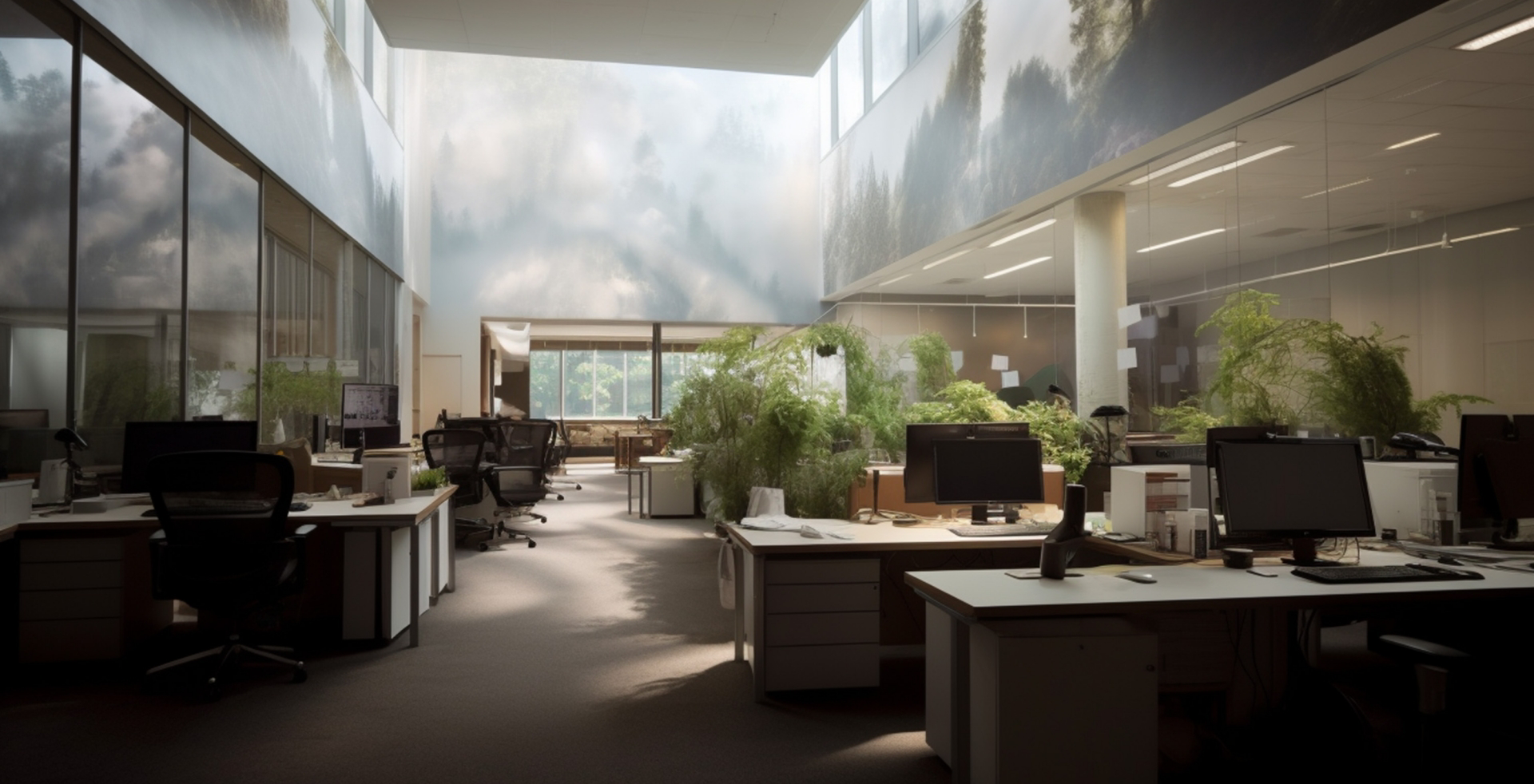 クリーンなオフィス